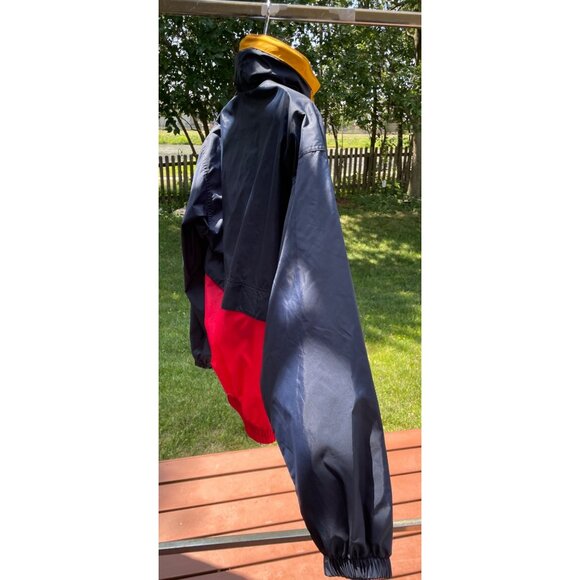 Xerox Worldwide Partner Olympic Windbreaker Jacket Medium Men's Zippered Hood - Picture 10 of 12